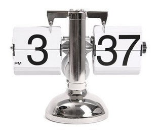 Retro Flip Clock on a nightstand