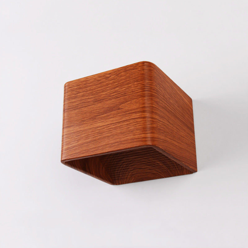 Square LED Wall Lamp mounted on a wall