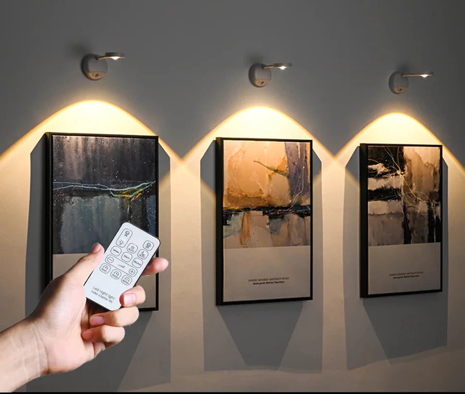 Motion-Sensor Night Light mounted in a hallway