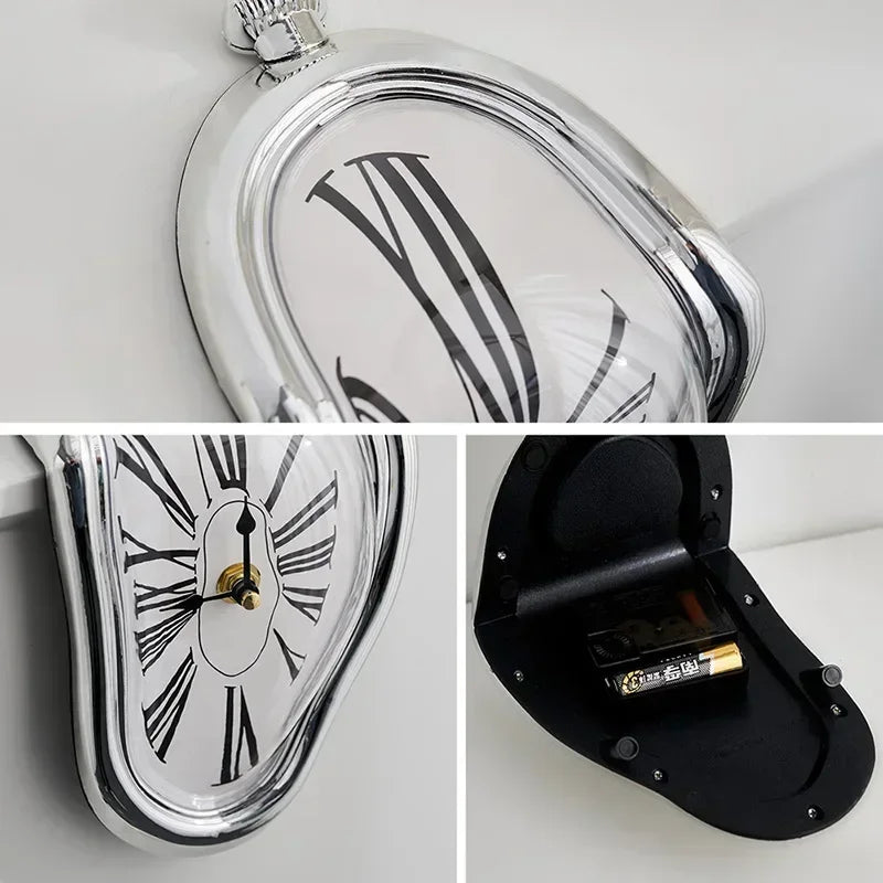 Surreal Melting Wall Clock