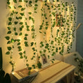 Leaf Fairy Lights draped along a shelf