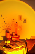 Sunset Projection Lamp – Rotating RGB Ambient Light