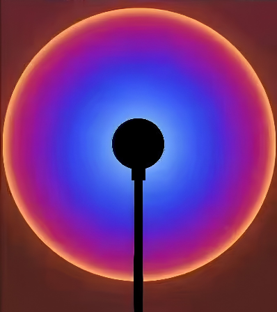 Sunset Projection Lamp – Rotating RGB Ambient Light